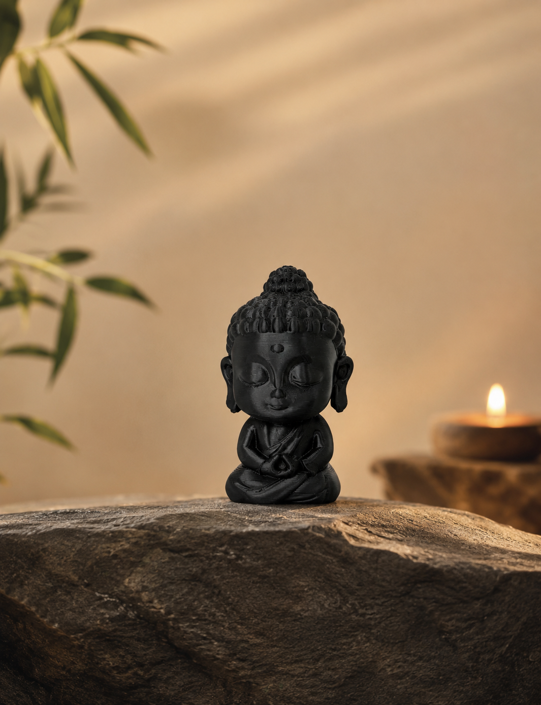 Meditating Buddha Sculpture for Positive Home Decor